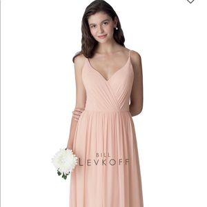 Bill Levkoff Bridesmaid Dress in Petal Pink